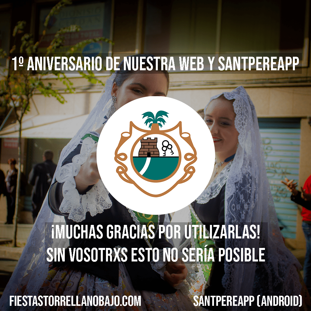 ¡La Web y SantpereApp cumplen 1 año!